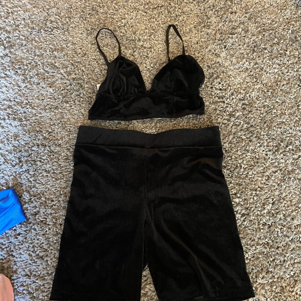 Biker short set